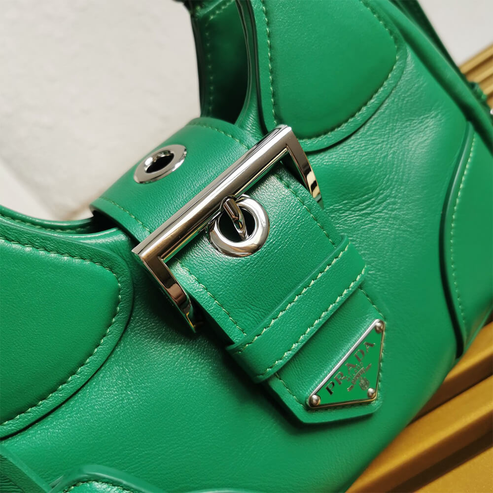 Prada Moon padded nappa-leather bag - Top Club