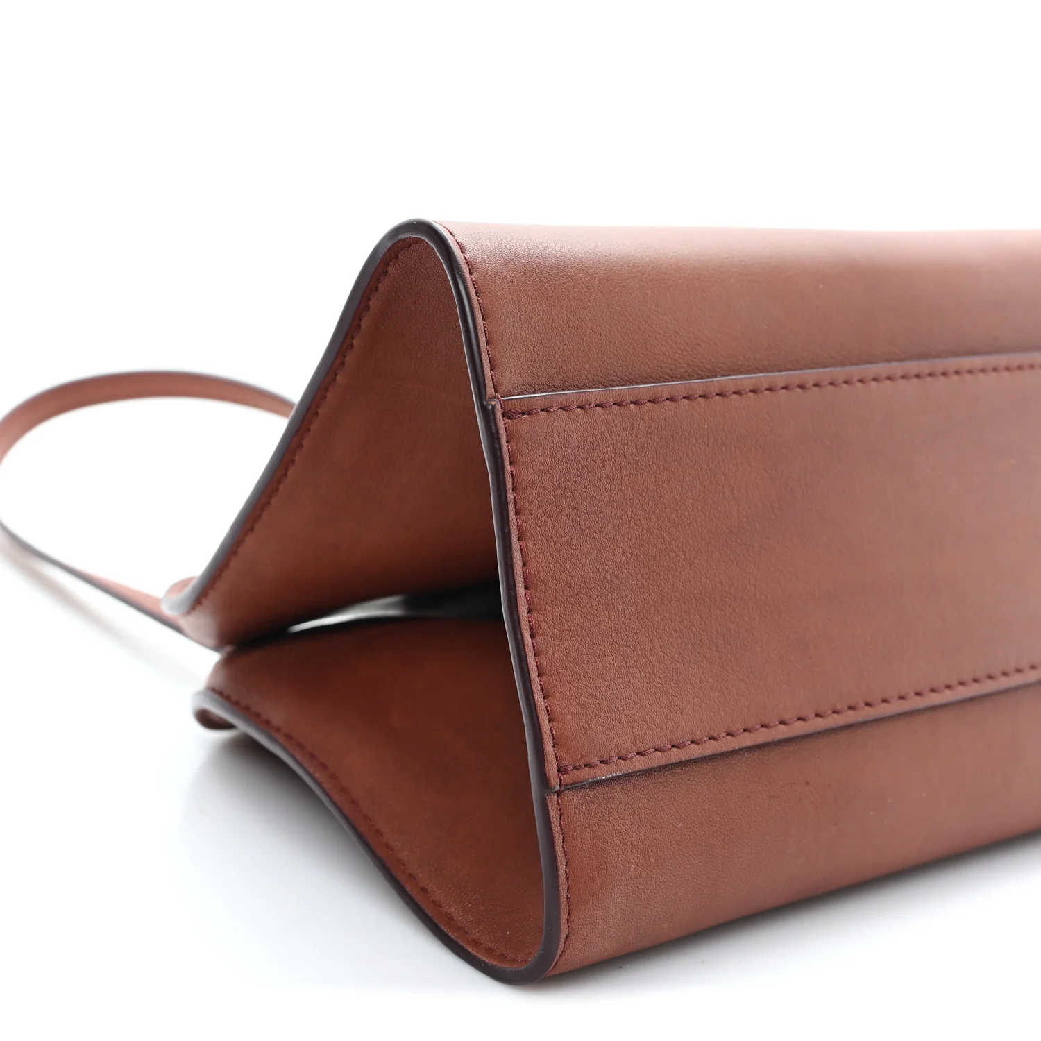 Smooth Calfskin Peggy Bag New Burgundy - Top Club