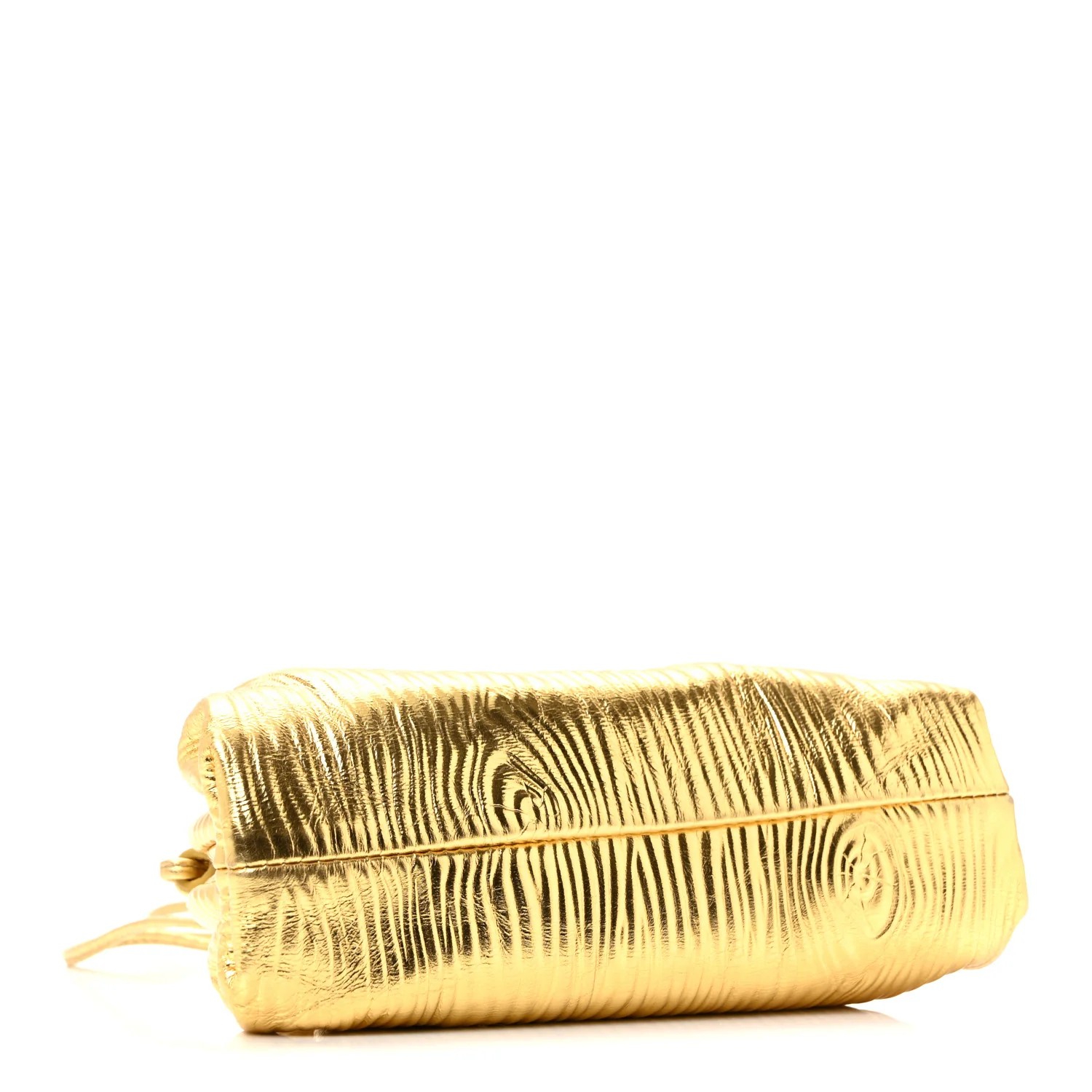 Metallic Bark Calfskin The Mini Pouch Gold - Top Club