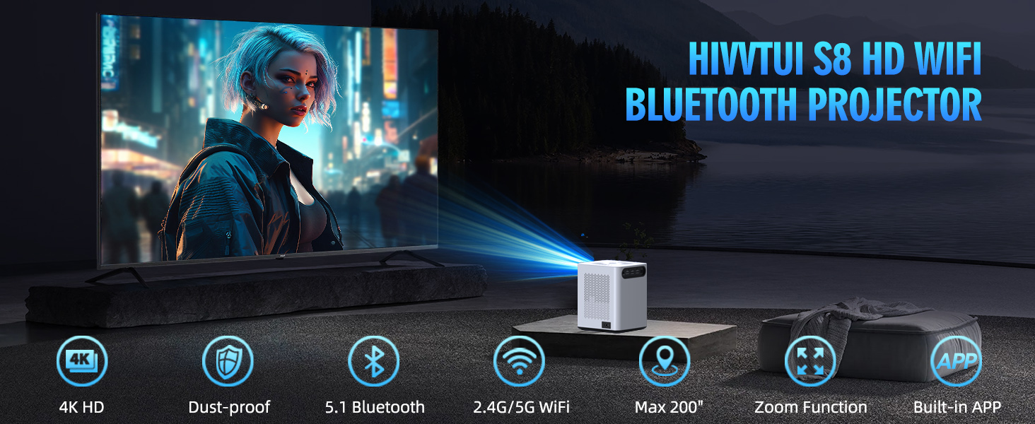 WiFi projector