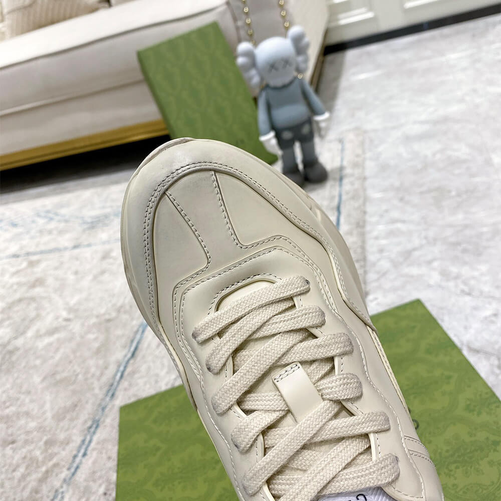 Gucci Rhyton Leather Sneakers - Top Club
