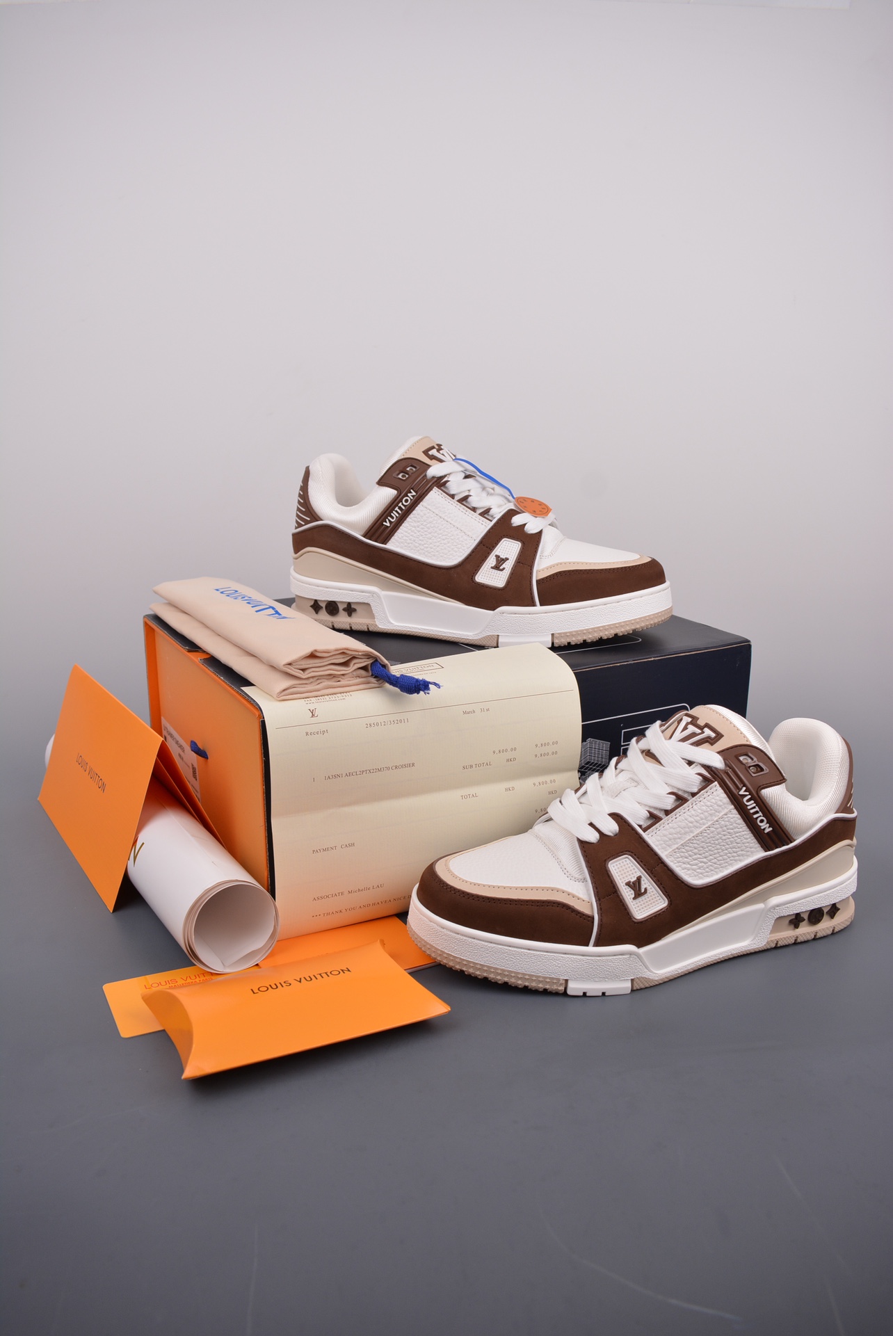 Louis Vuitton Trainer Sneakers (High Quality Version) - Sneaker Replica Workshop