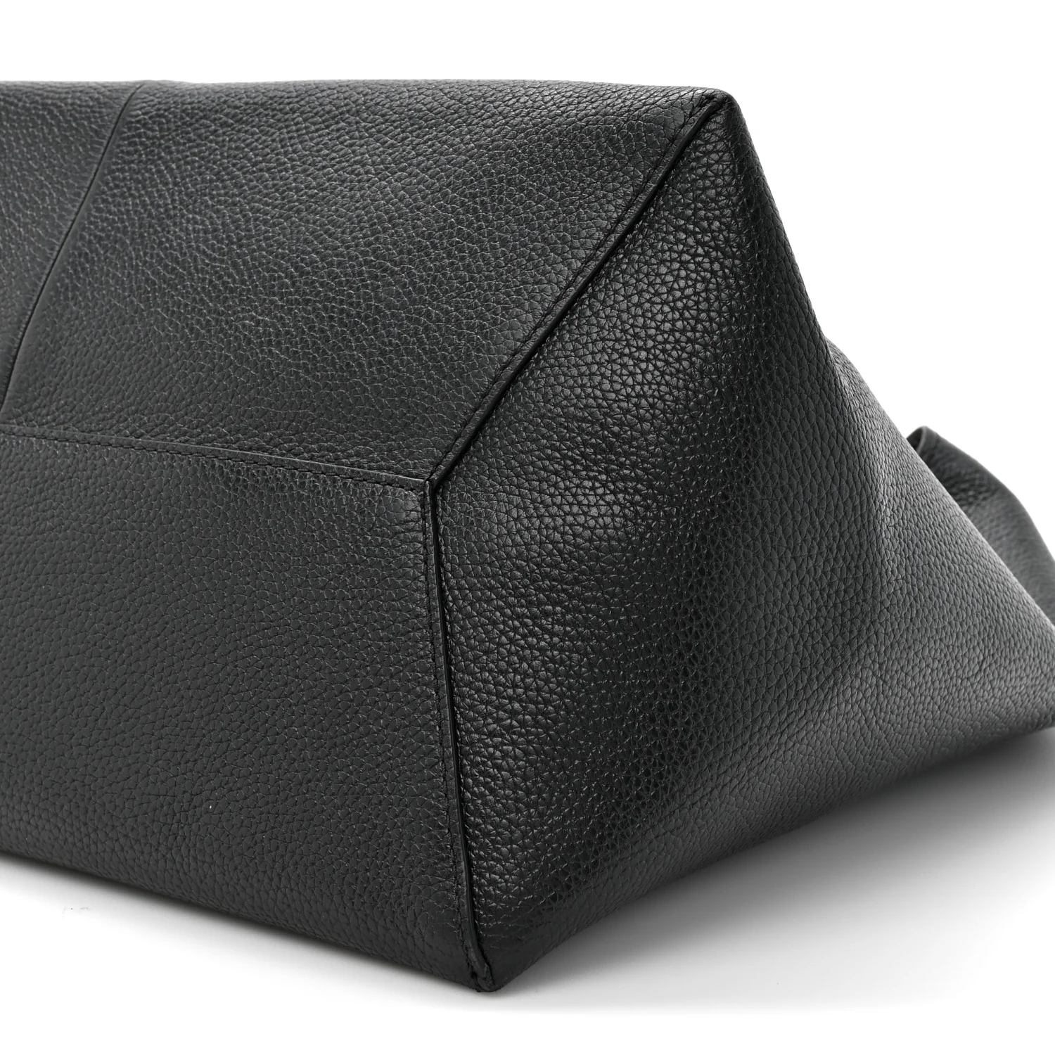 Grained Calfskin Medium The Sack Bag Black - Top Club