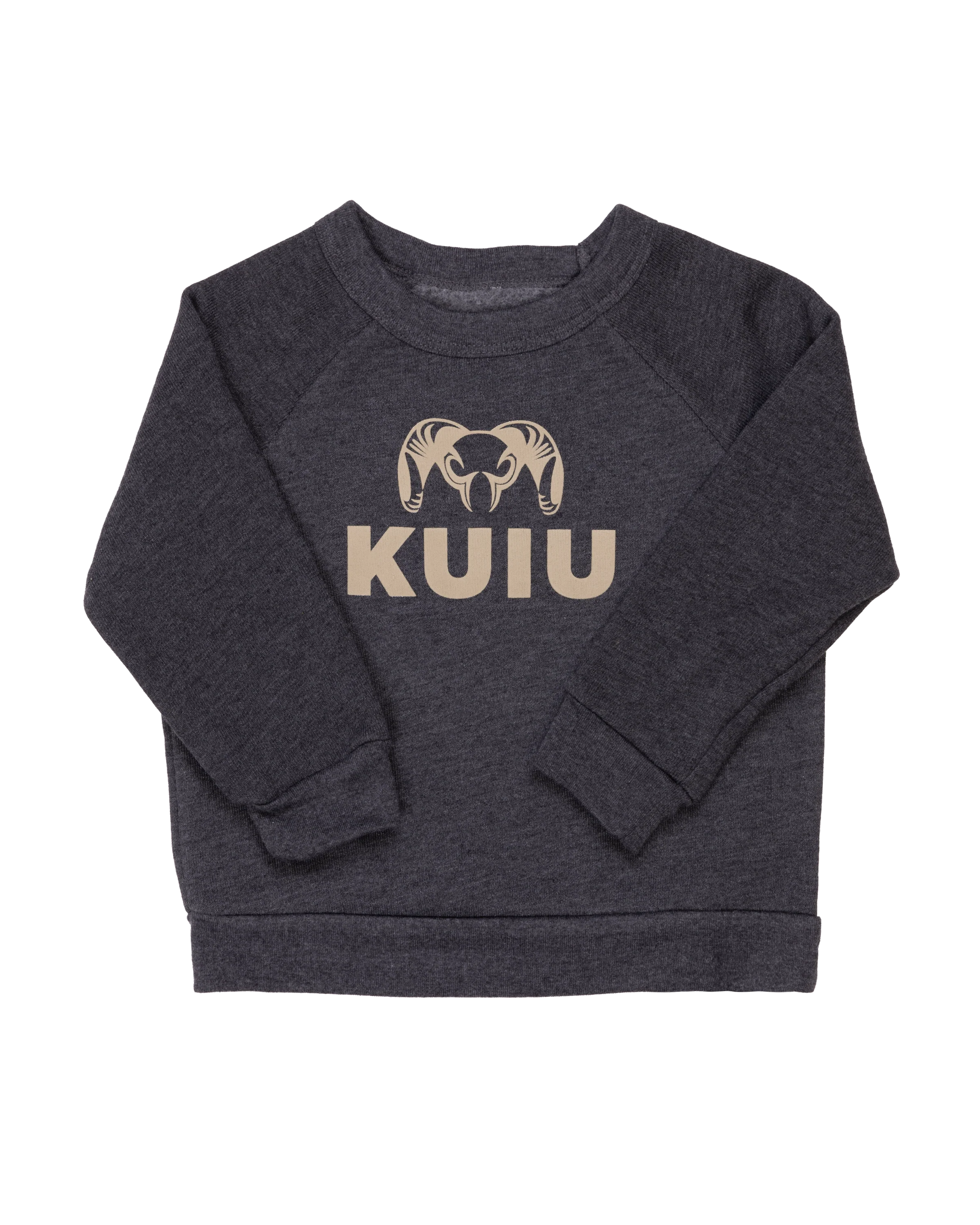 Toddler Stacked Logo Crewneck Sweatshirt | Khaki