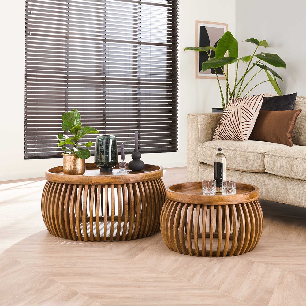Salontafel Uithoorn rond - set van 2