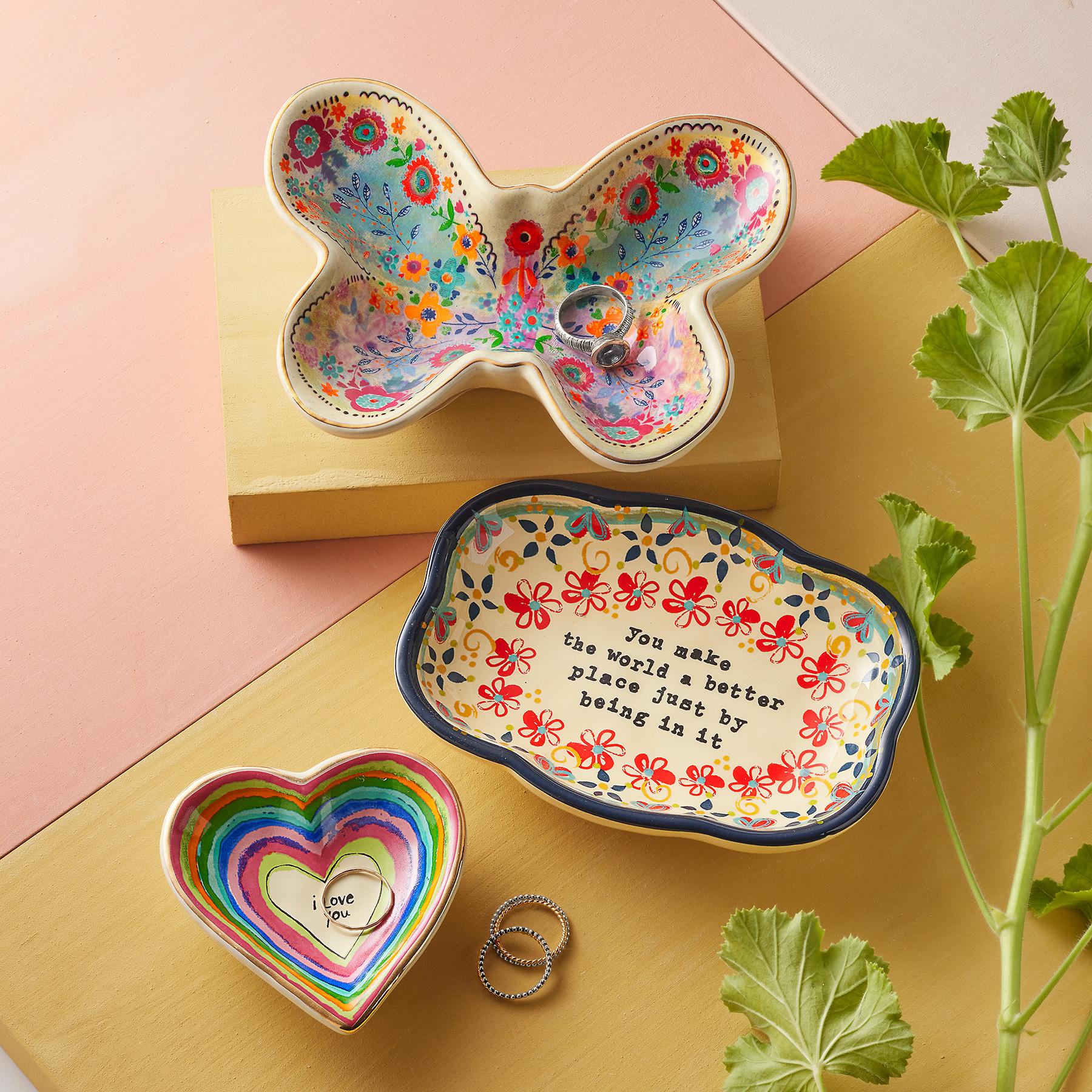 Spring Jardin Butterfly Dish - Sundance Living