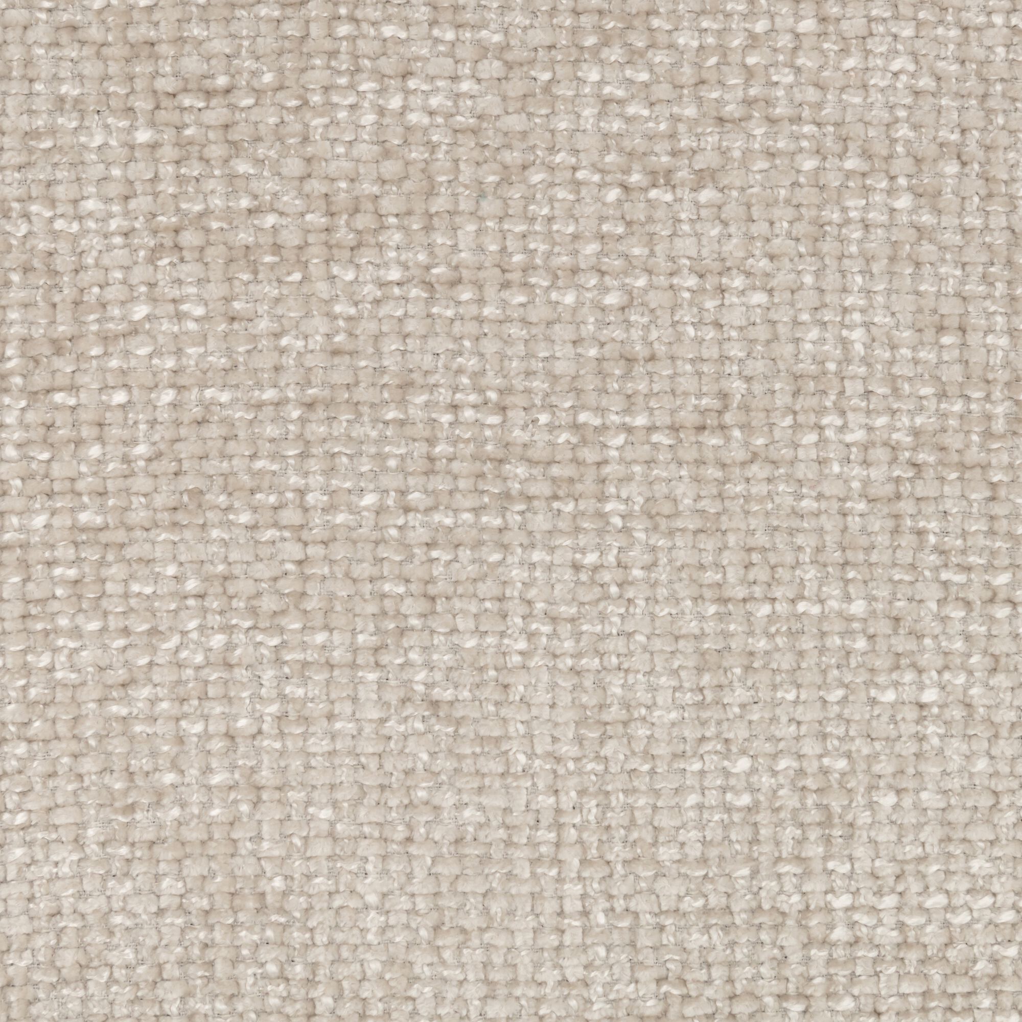 SCALO - Canapé 3 places fixe en tissu chenille - beige roucas
