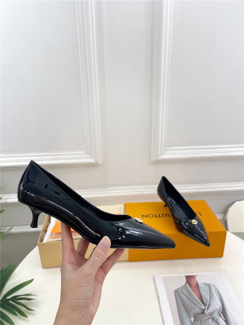 louis vuitton LV new metal buckle pointed toe shoes - Sneaker Replica Workshop