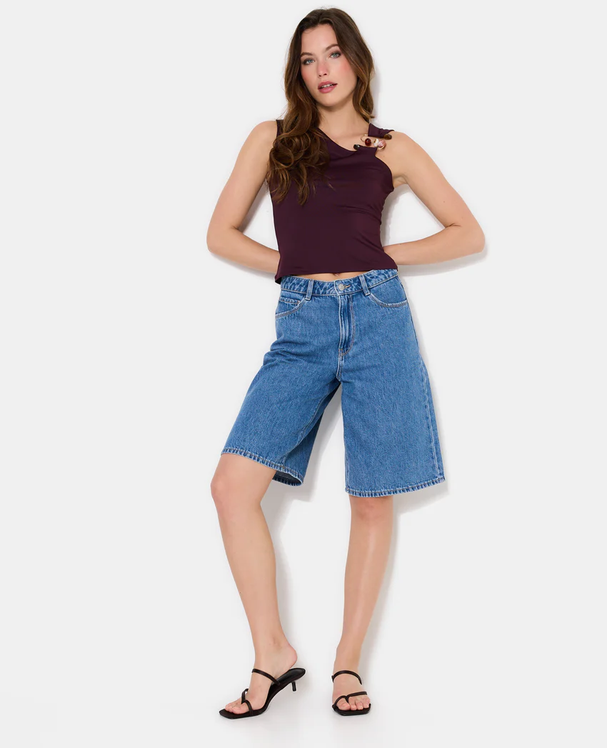 Pimkie Top asymétrique avec détail bijou et pierres