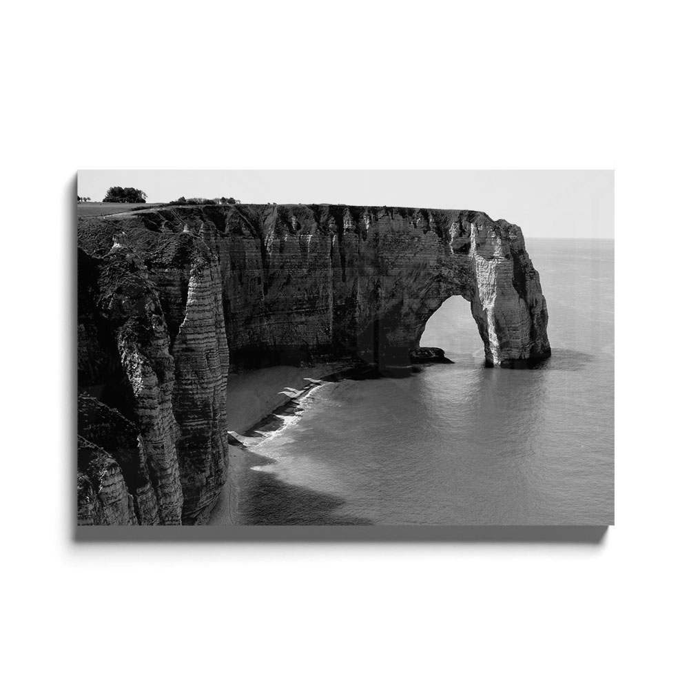 Walljar acrylglas schilderij - Cliffs of Etretat Acrylglas schilderij - 150 x 225 cm