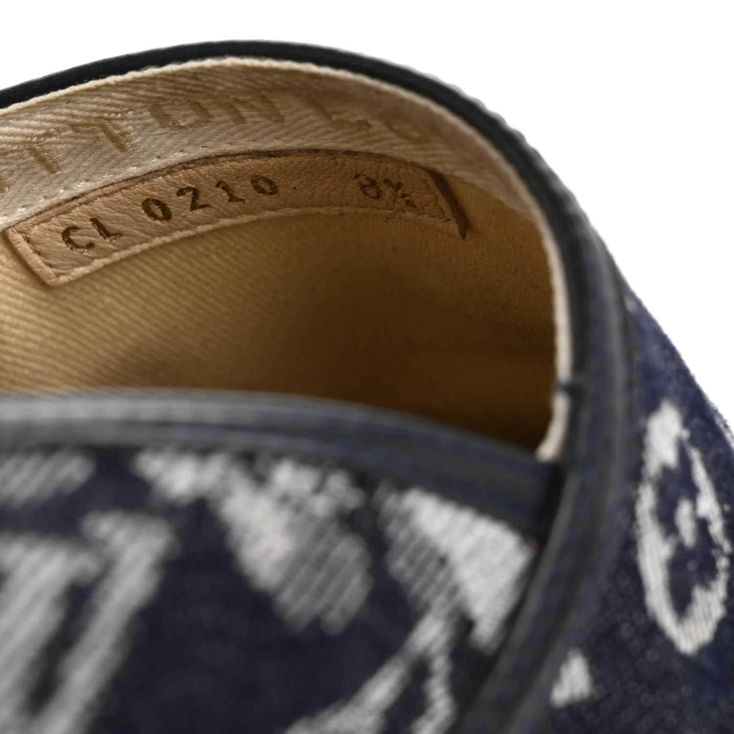 Monogram Denim Espadrille Flats 8.5 Blue - Top Club