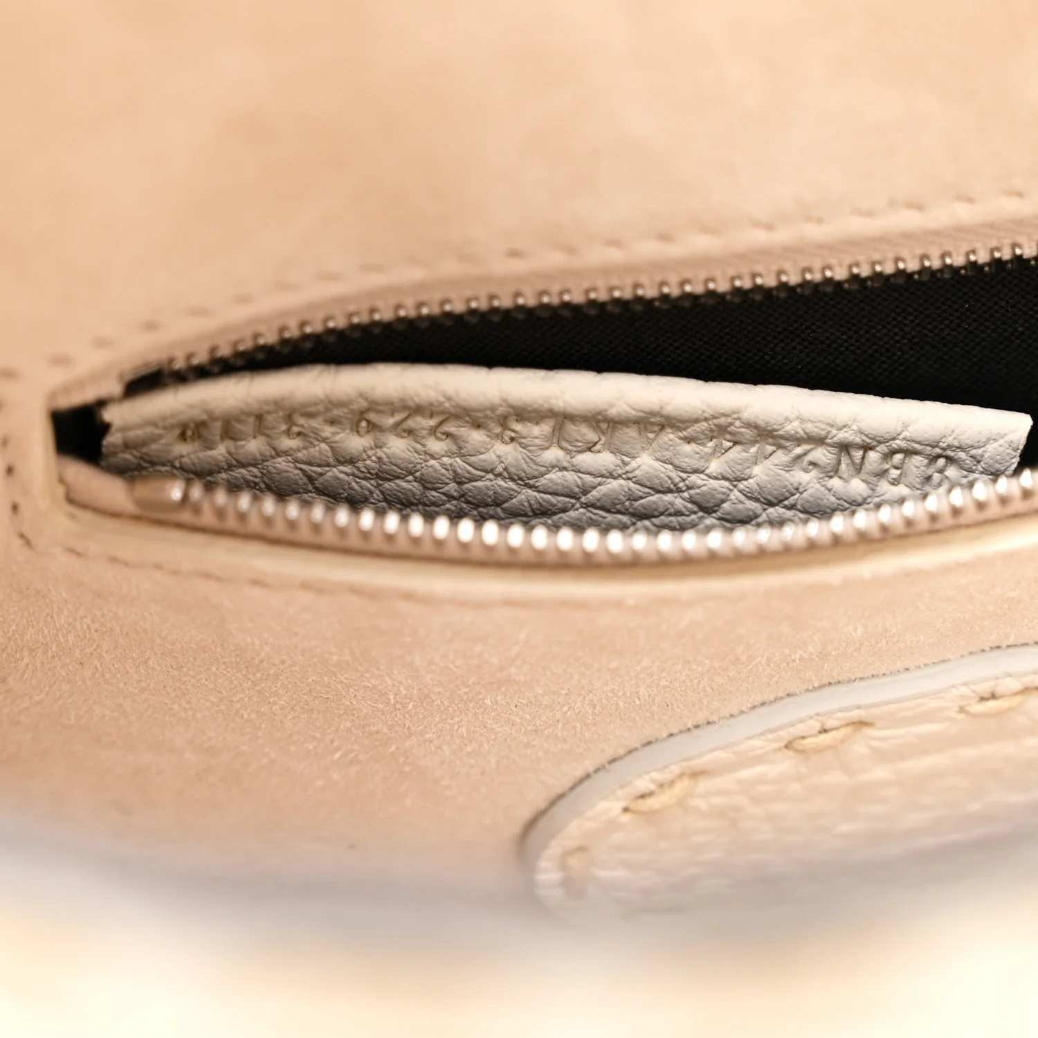 Cuoio Romano Snakeskin Selleria Mini Peekaboo Iconic Satchel White Stone - Top Club