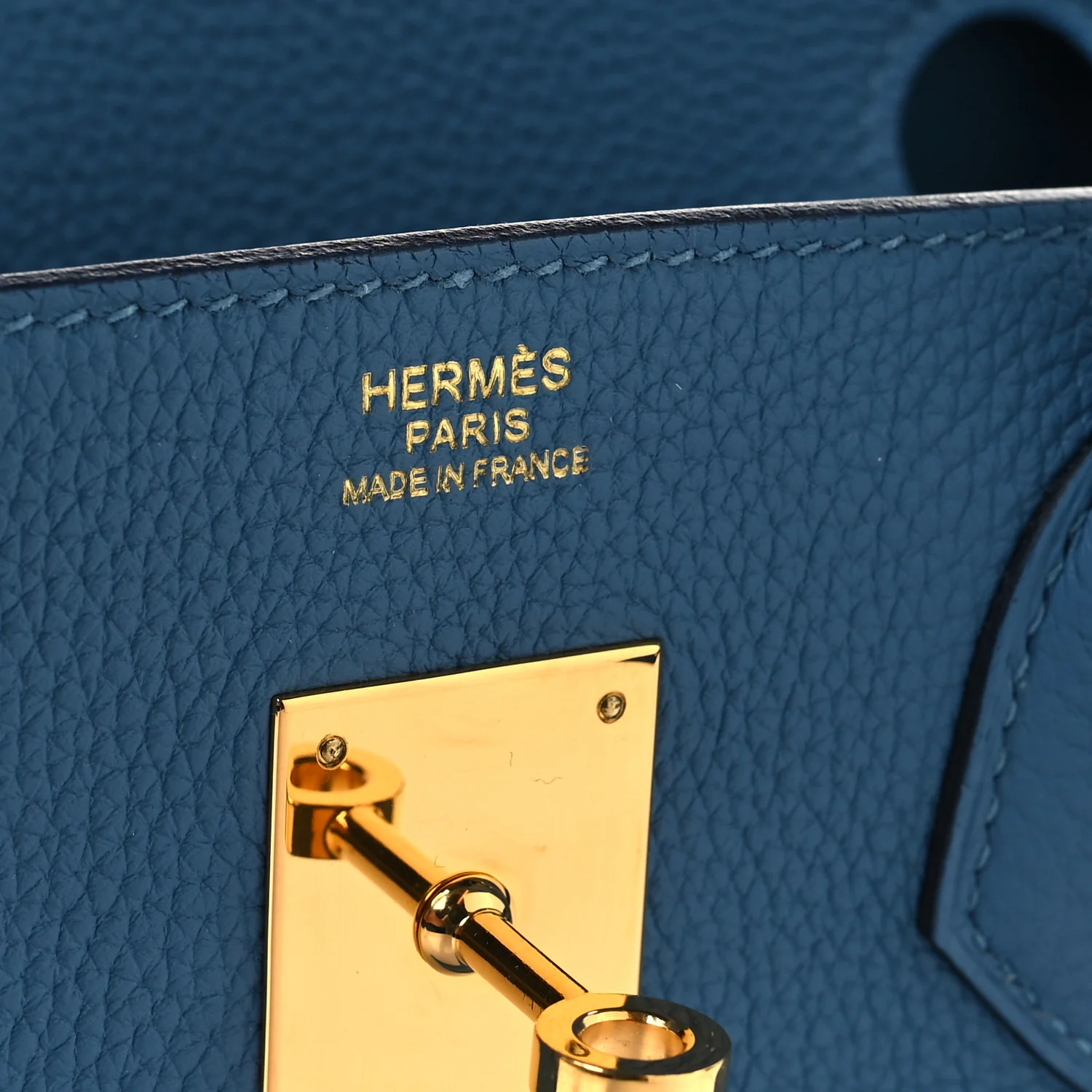 Togo Birkin 30 Bleu Azur - Top Club