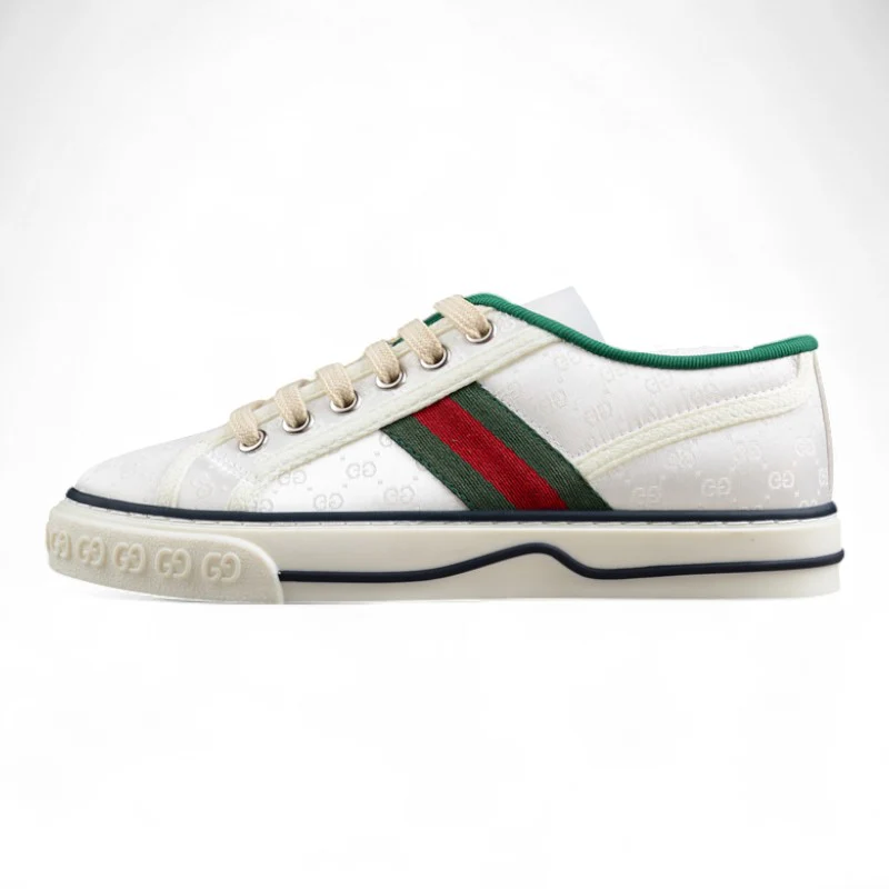 Gucci Tennis 1977 Denim GG Print White - Sneaker Replica Workshop
