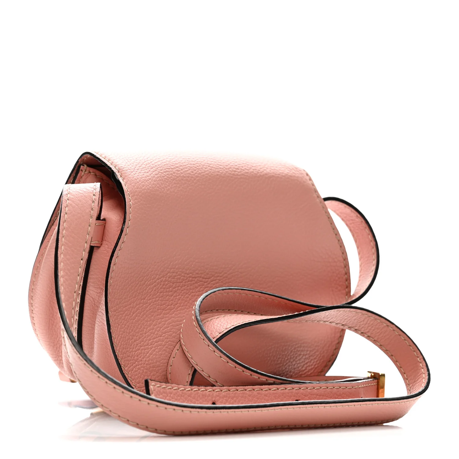 Calfskin Small Marcie Round Crossbody Bag Anemone - Top Club