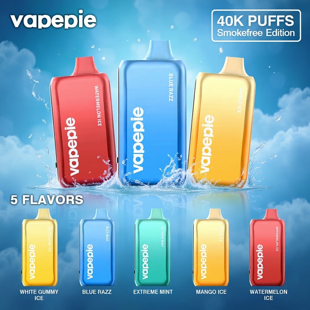 🌳VAPEPIE GHOST AIR 40 000 Potahů – Nejnovější design – možnost skrýt kouř