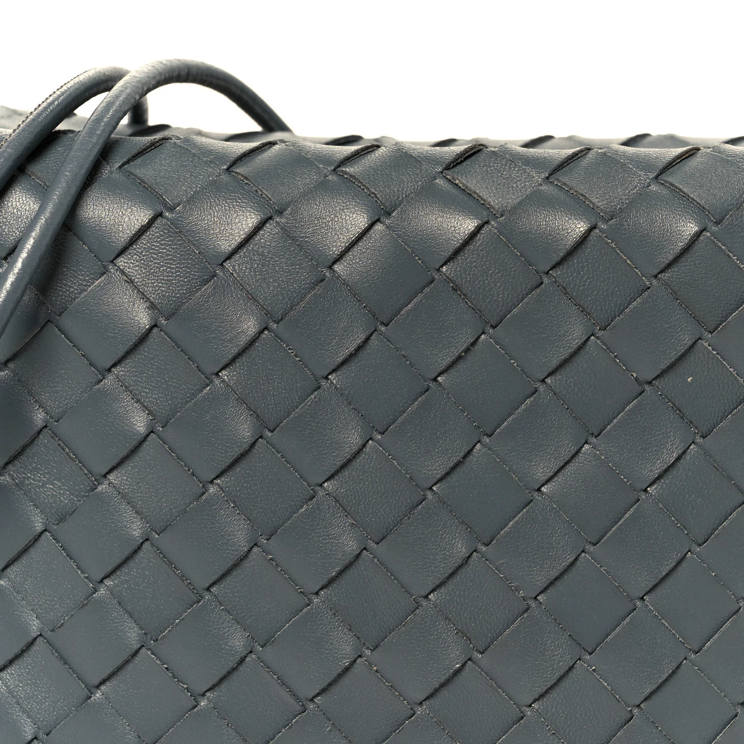 Nappa Intrecciato Small Loop Camera Bag Thunder - Top Club