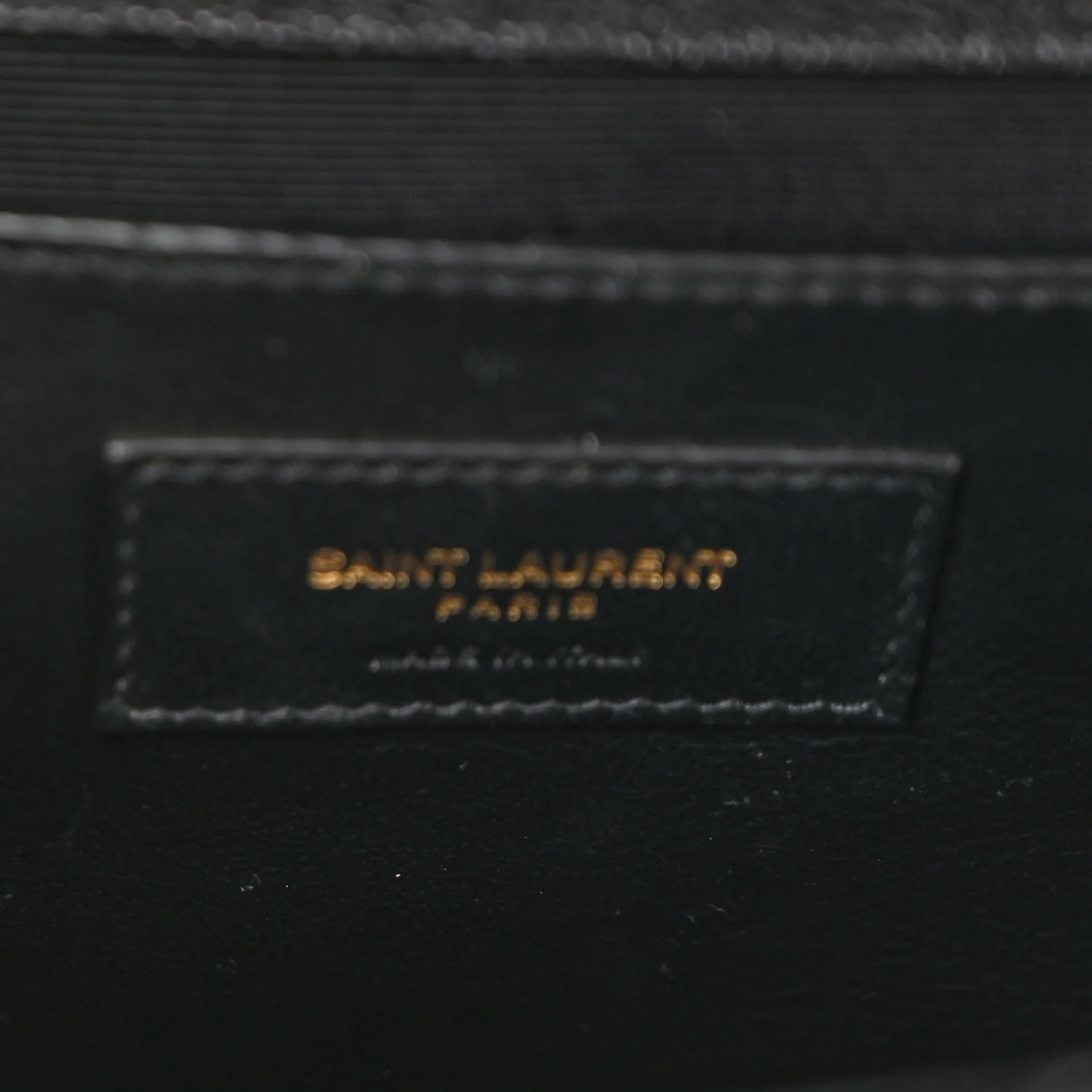 Grain De Poudre Textured Mixed Matelasse Triquilt Medium Monogram Satchel Black - Top Club