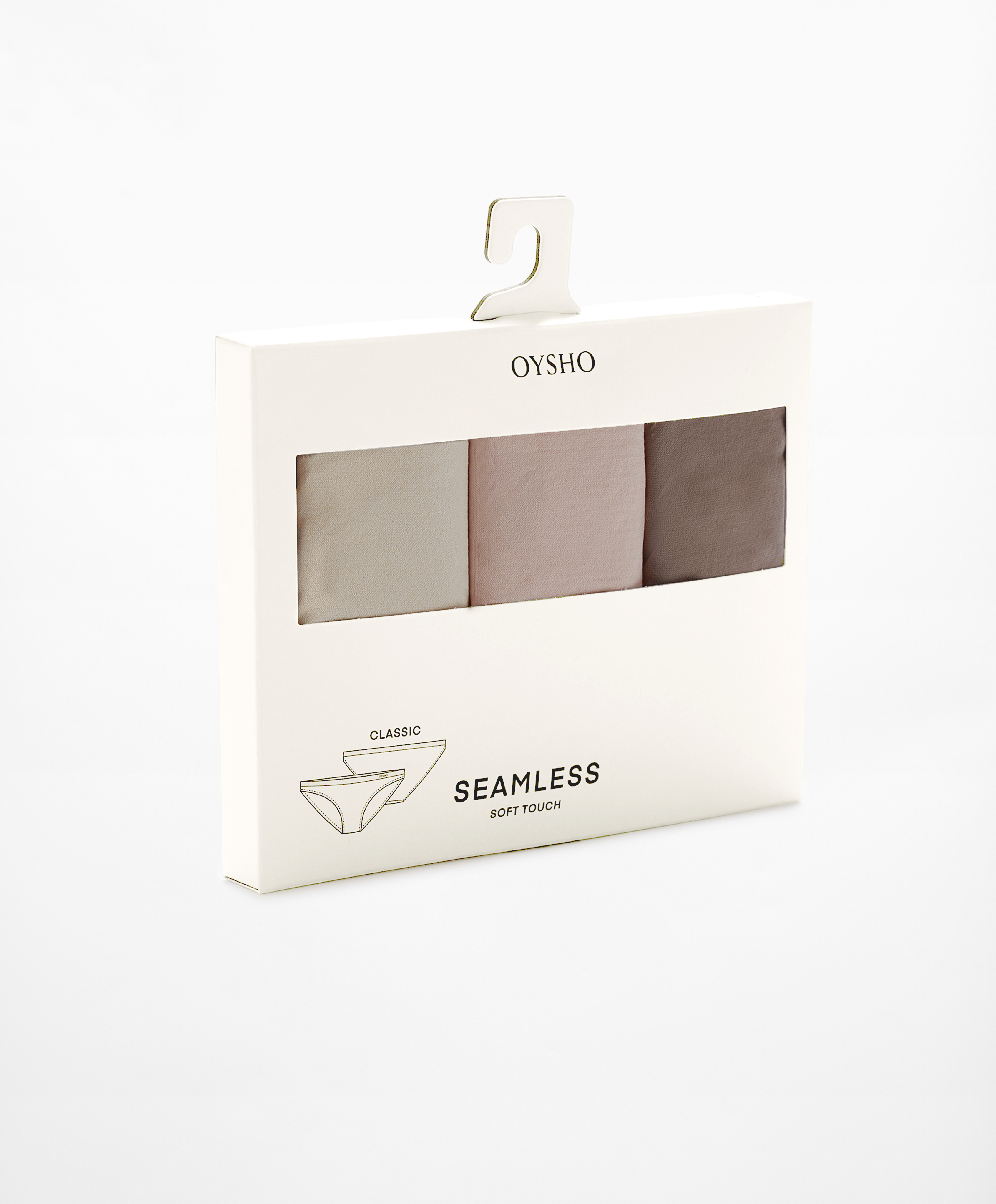 OYSHO 3 seamless soft-touch classic briefs