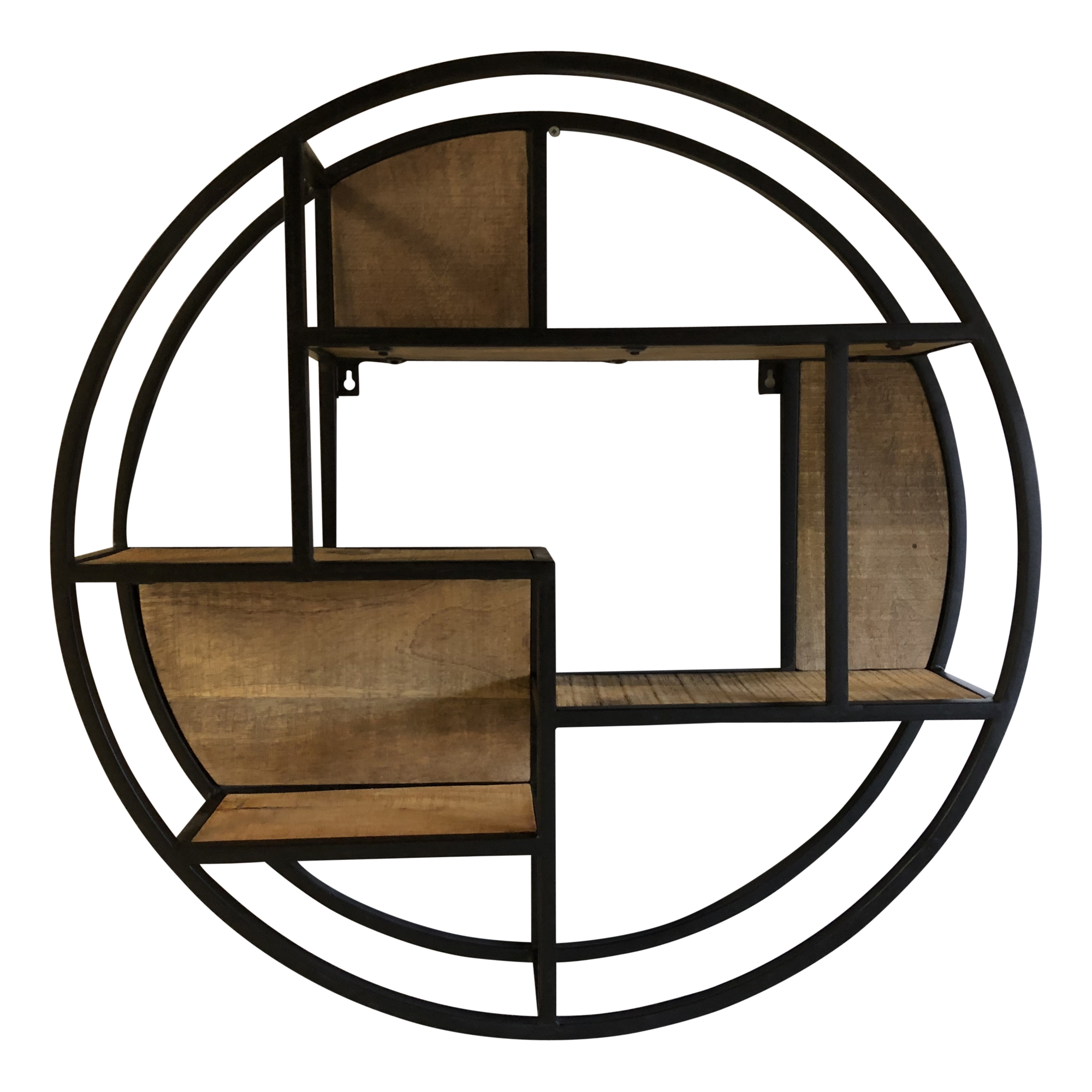 Round wallshelve D80cm black