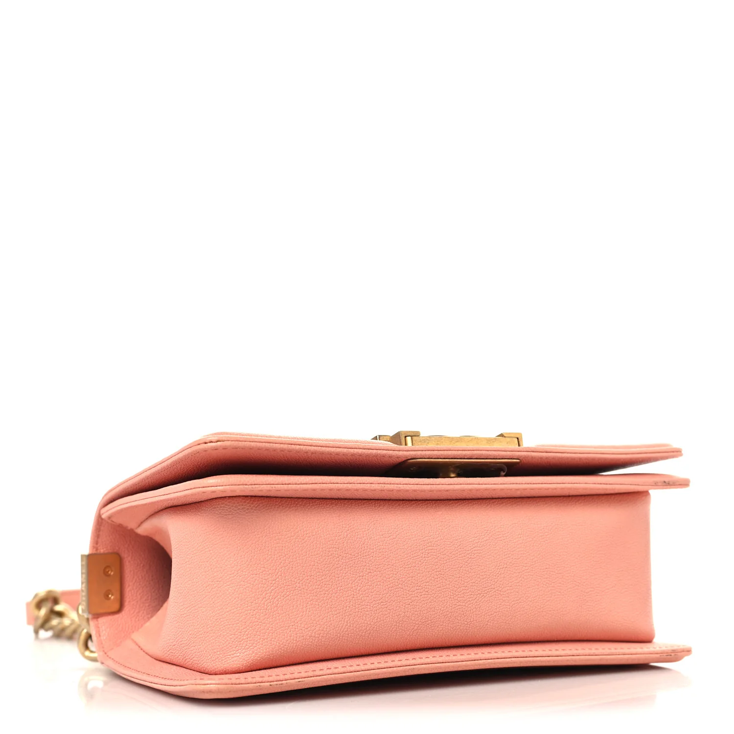 Caviar Quilted Small Boy Flap Light Pink - Top Club