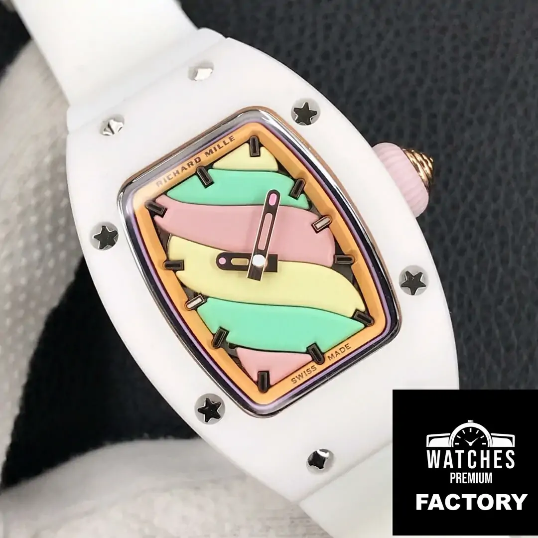 Richard Mille RM-07 Bon Bon RM Factory White Strap