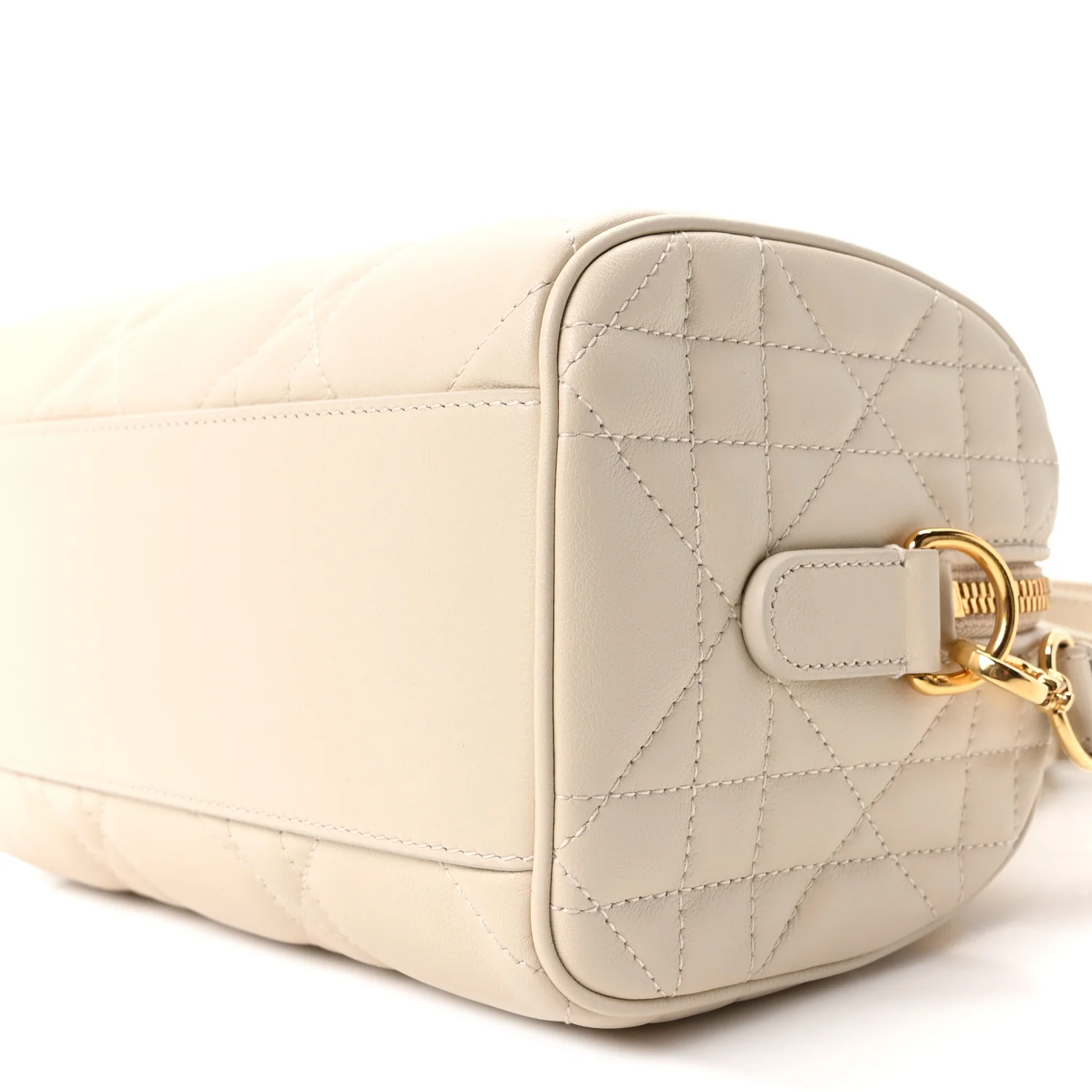 Calfskin Macrocannage Groove 20 Bag Dusty Ivory - Top Club
