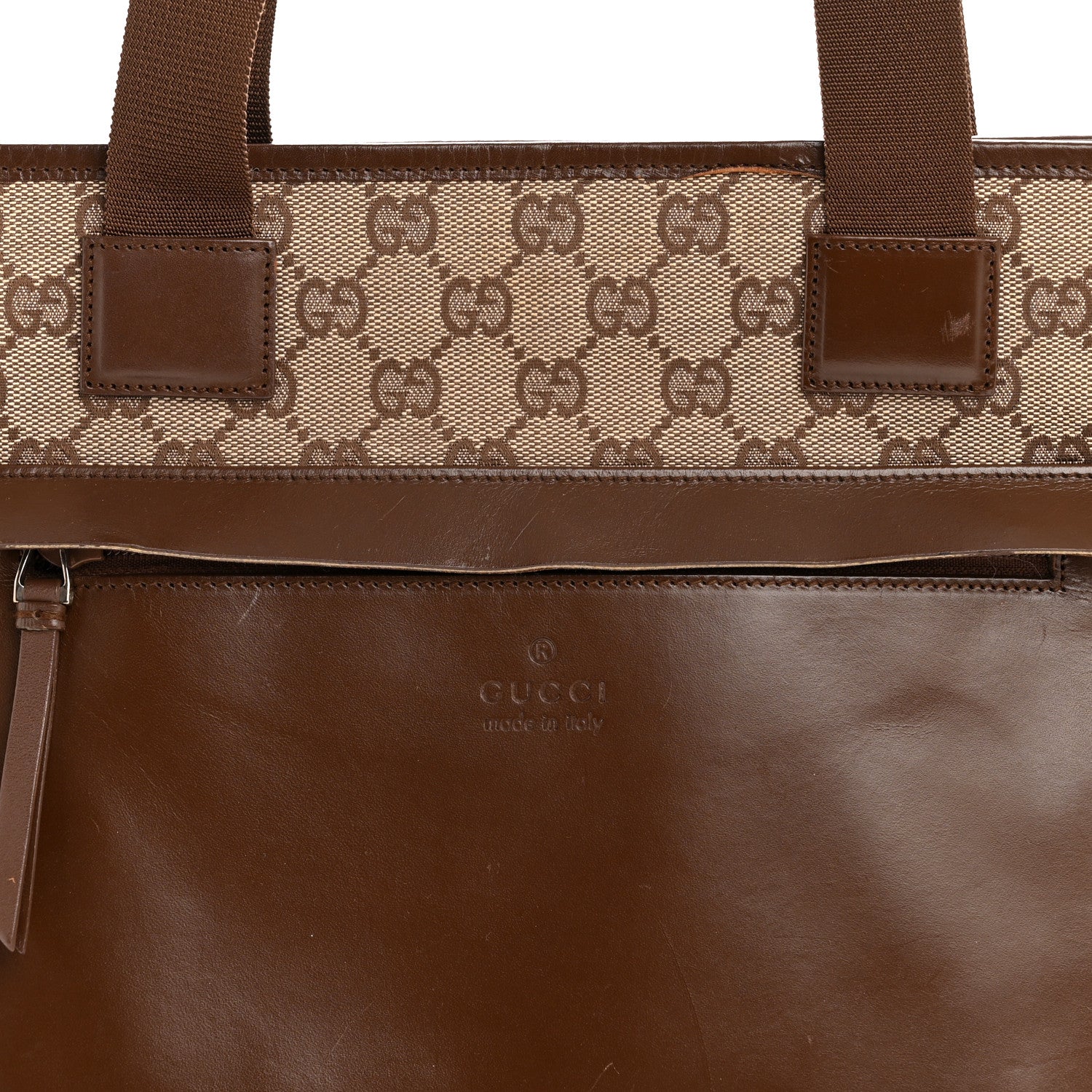 Monogram Tote Bag Brown - Top Club