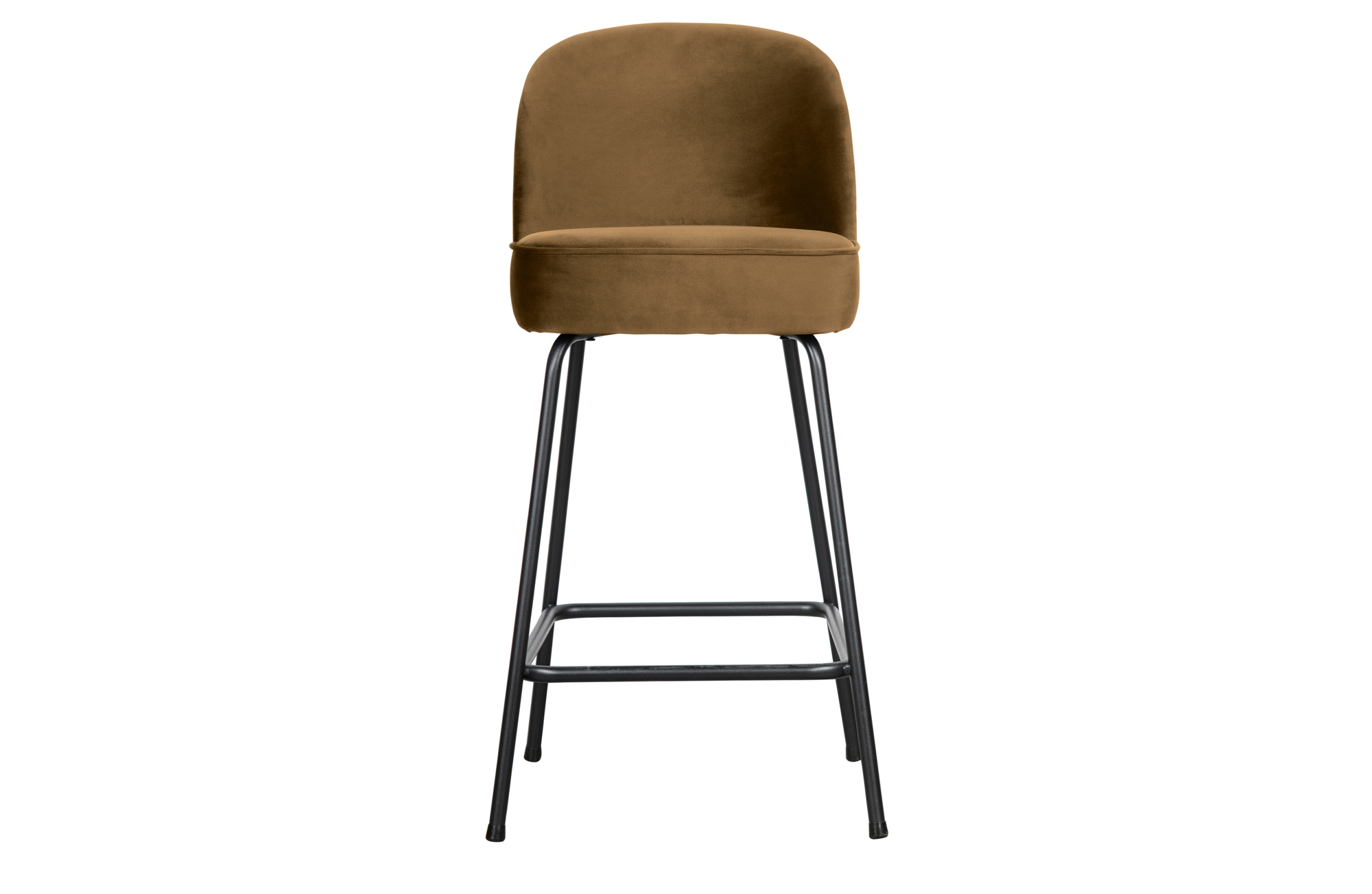 Barstoel Vogue 65 cm Fluweel - Honing Geel