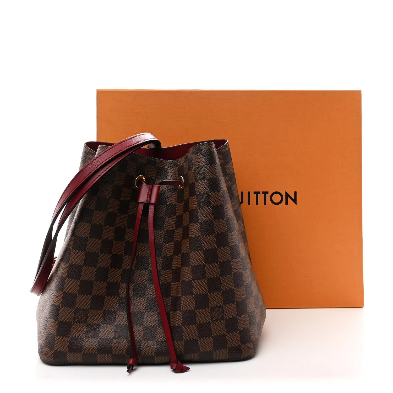 Damier Ebene Neonoe MM Cherry Berry - Top Club