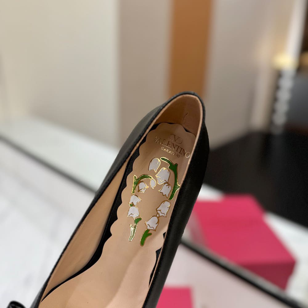 VALENTINO BOWOW sheepskin high heels (heel height 4.5 cm) - Top Club