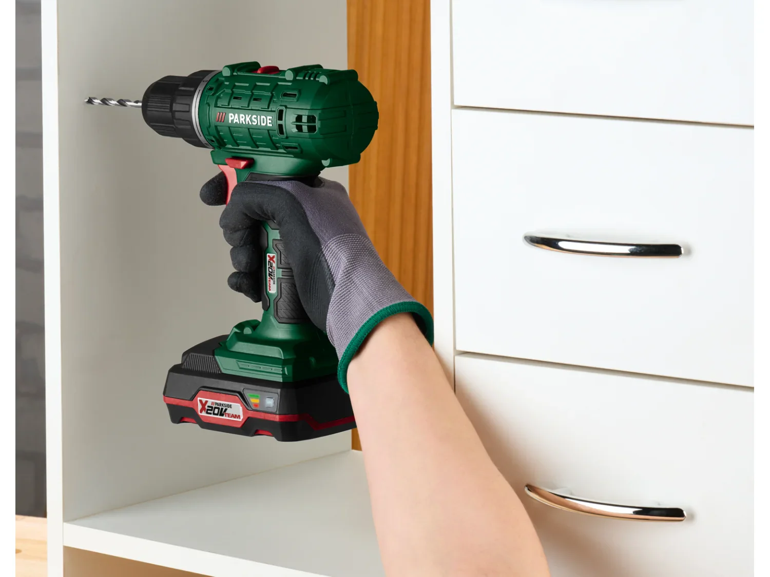 PARKSIDE Set perceuse-visseuse sans fil PBSSA 20-Li A1 + batterie + chargeur, 20 V