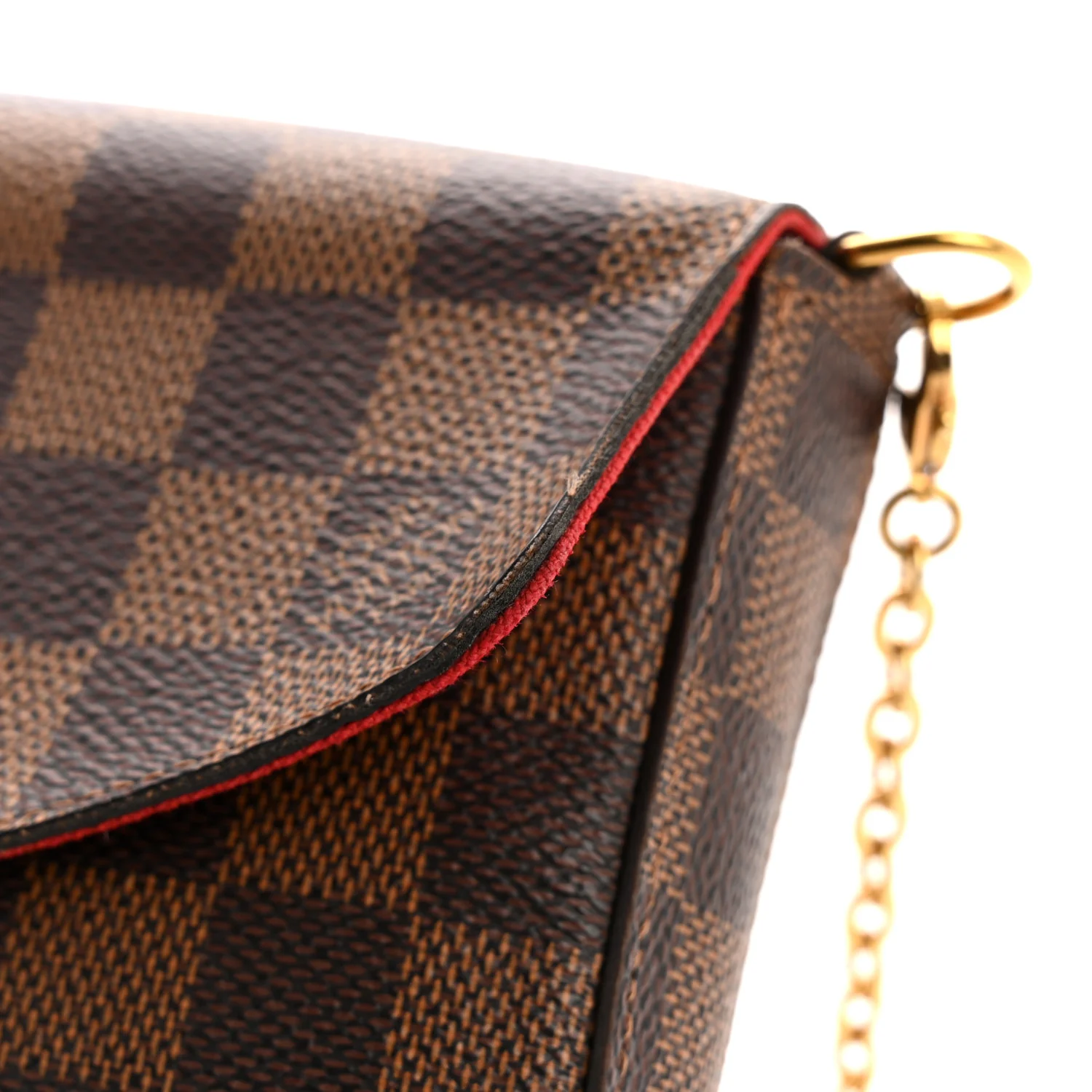 Damier Ebene Pochette Felicie Chain Wallet - Top Club