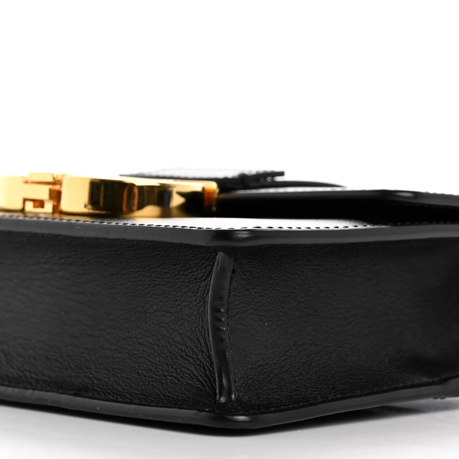 Smooth Calfskin Micro 30 Montaigne Flap Bag Black - Top Club