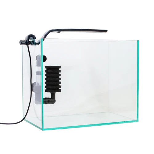 JBJ Aquarium - 4 Gallon Nano Cube Rimless Shrimp Tank Kit