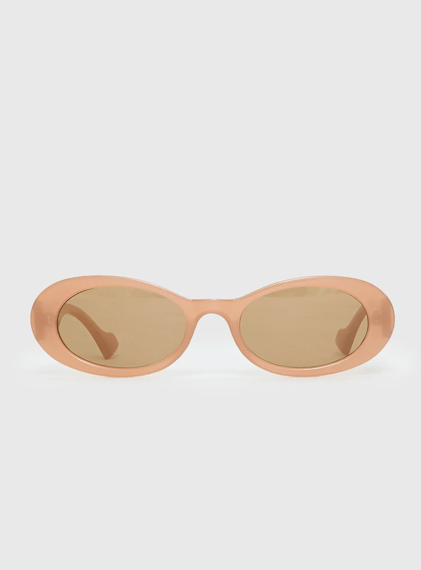 Runaway Baby Oval Sunglasses Caramel