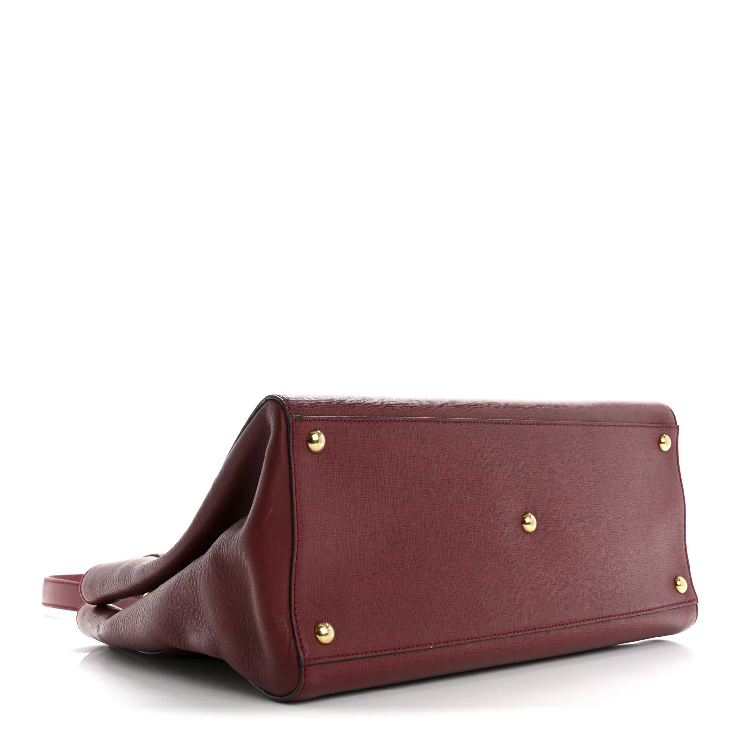 Vitello Elite Regular 2Jours Tote Rosso Scuro Ciliegia - Top Club