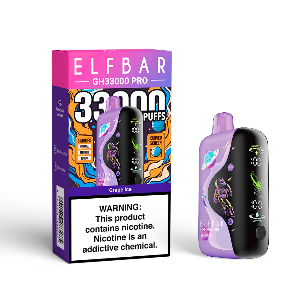ELFBAR GH33000 PRO Rechargeable Disposable Vape (All Flavours)