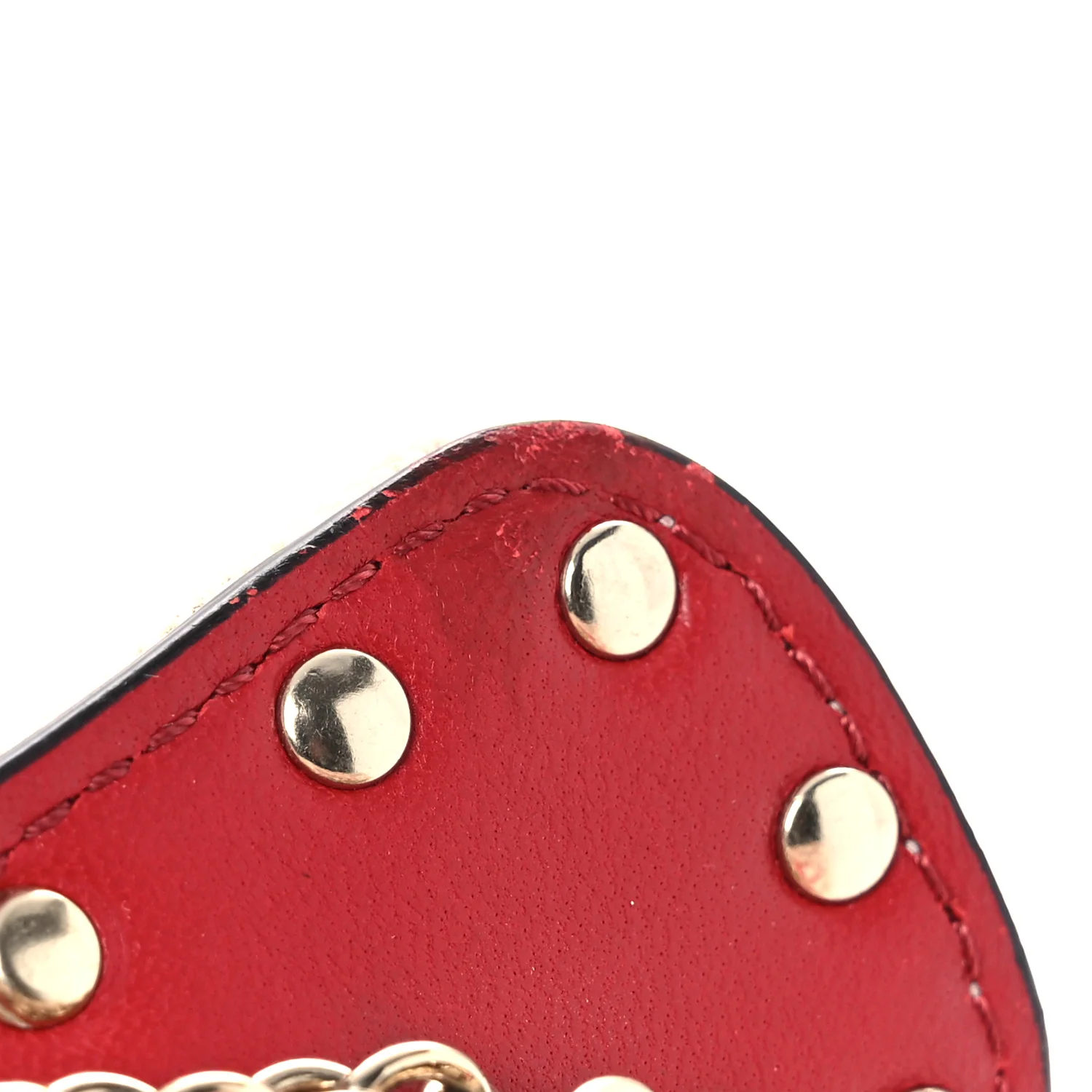 Canvas Beaded Small Rockstud Spike Shoulder Bag Multicolor - Top Club