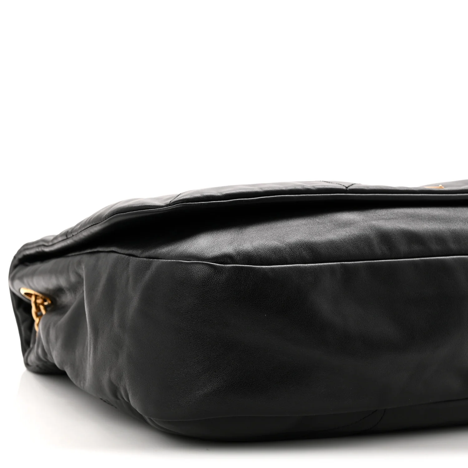 Lambskin Matelasse Monogram Large Jamie 4.3 Black - Top Club