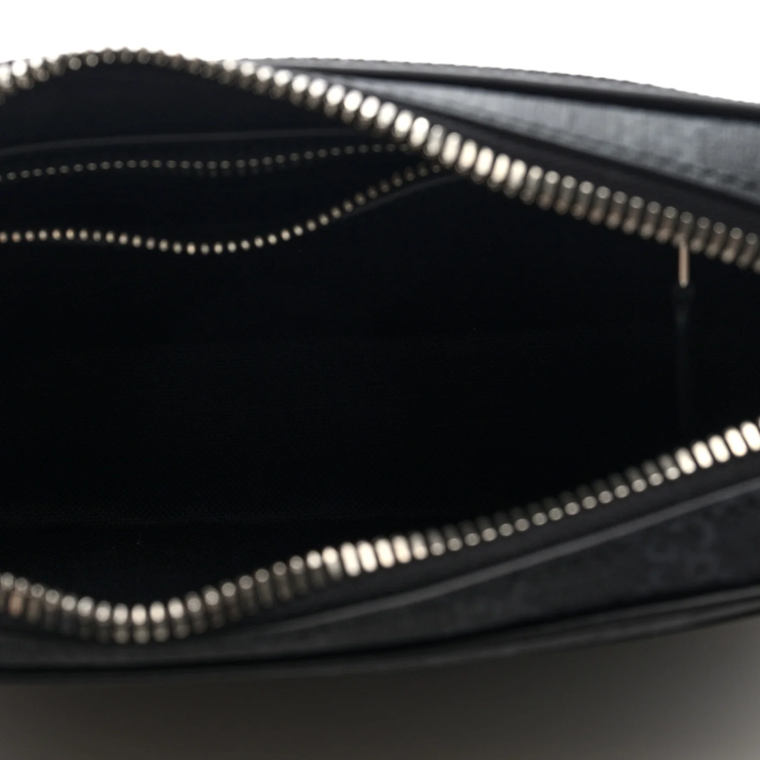 Soft GG Supreme Monogram Web Belt Bag Black Grey - Top Club
