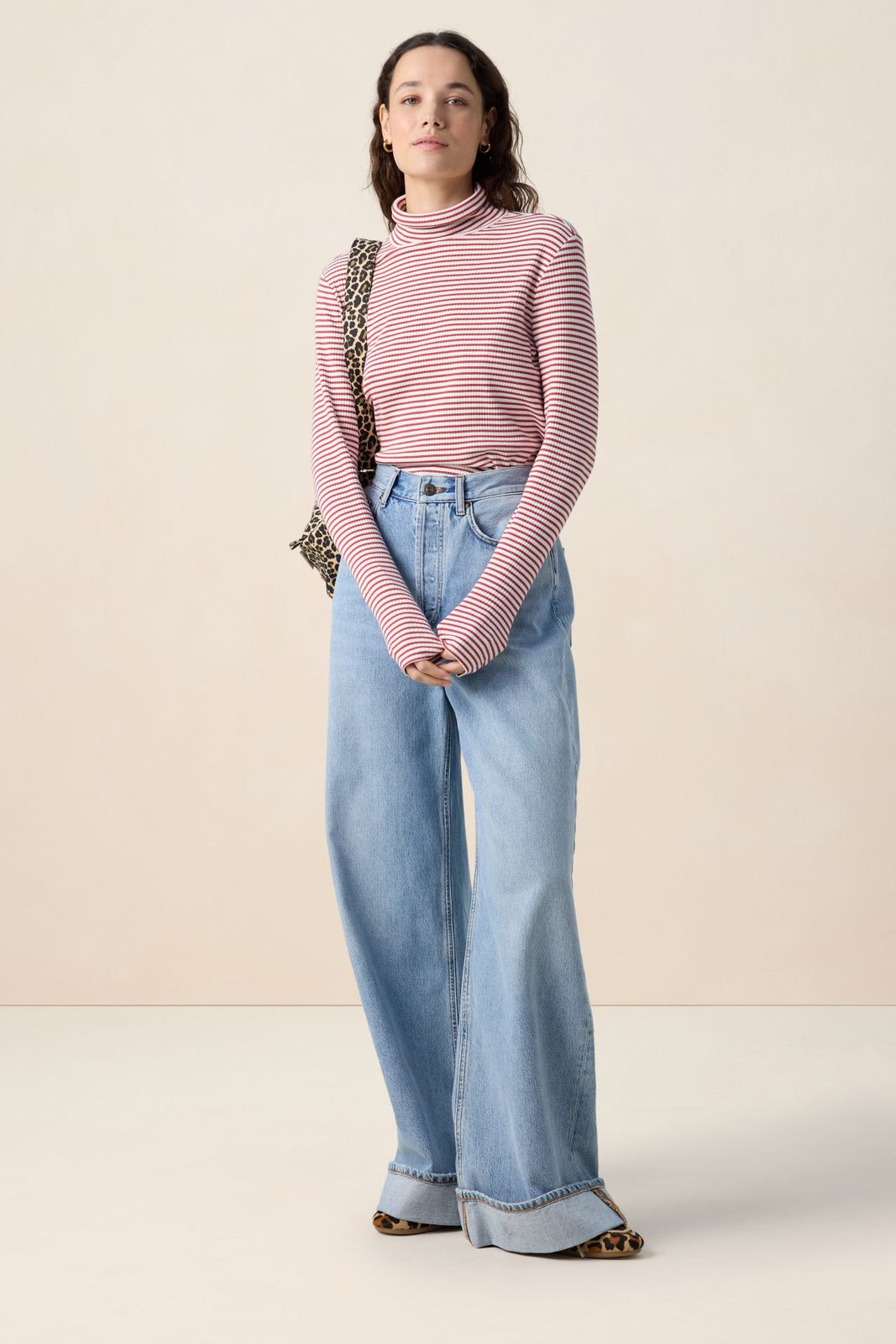 Donkerrode gestreepte coltrui