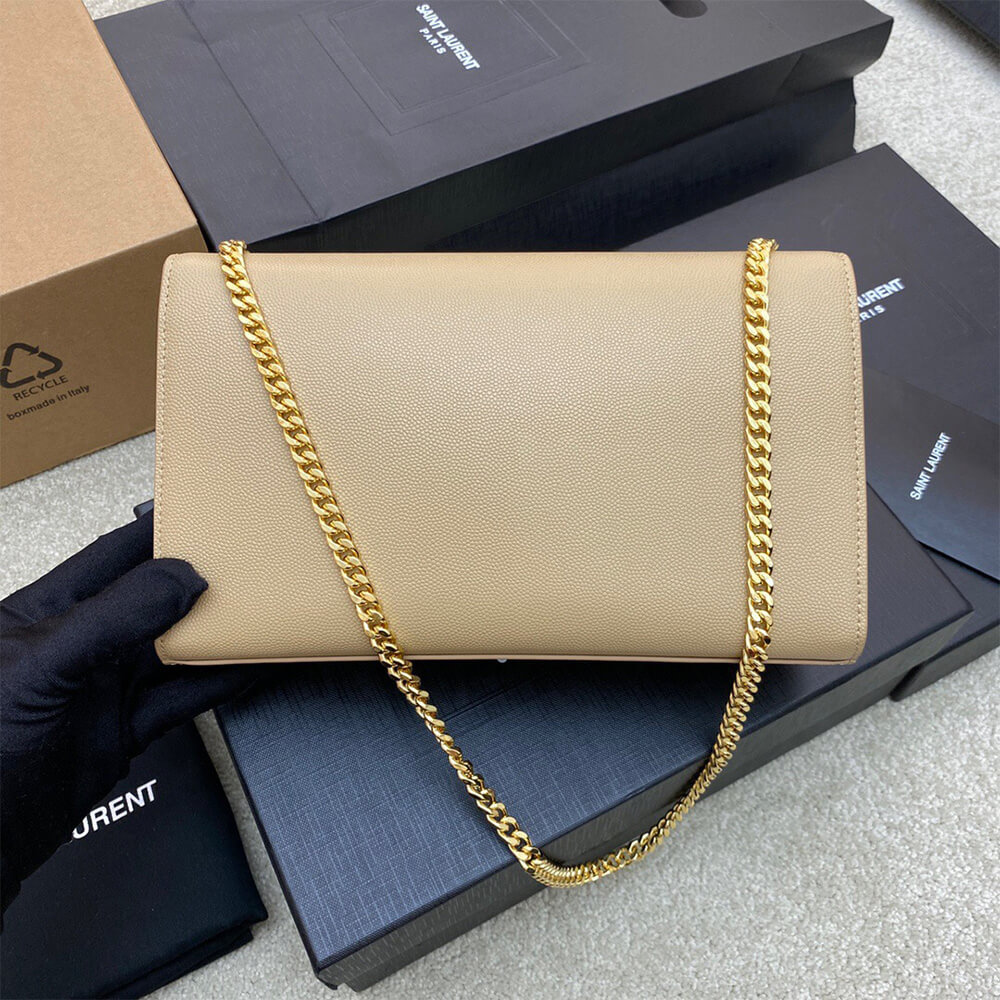 YSL kate medium tassel in grain de poudre embossed leather - Top Club