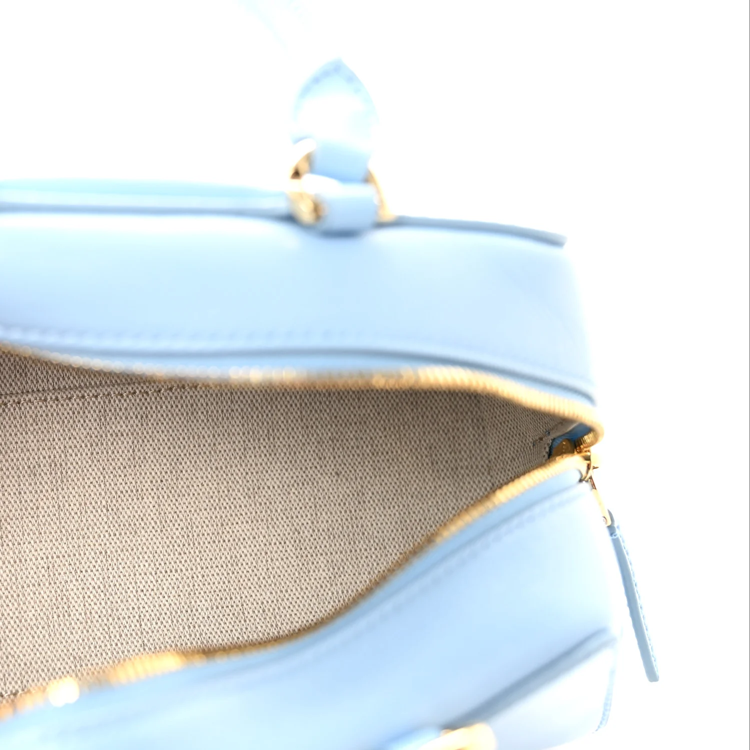 Box Calfskin East West Mini Antigona Light Blue - Top Club