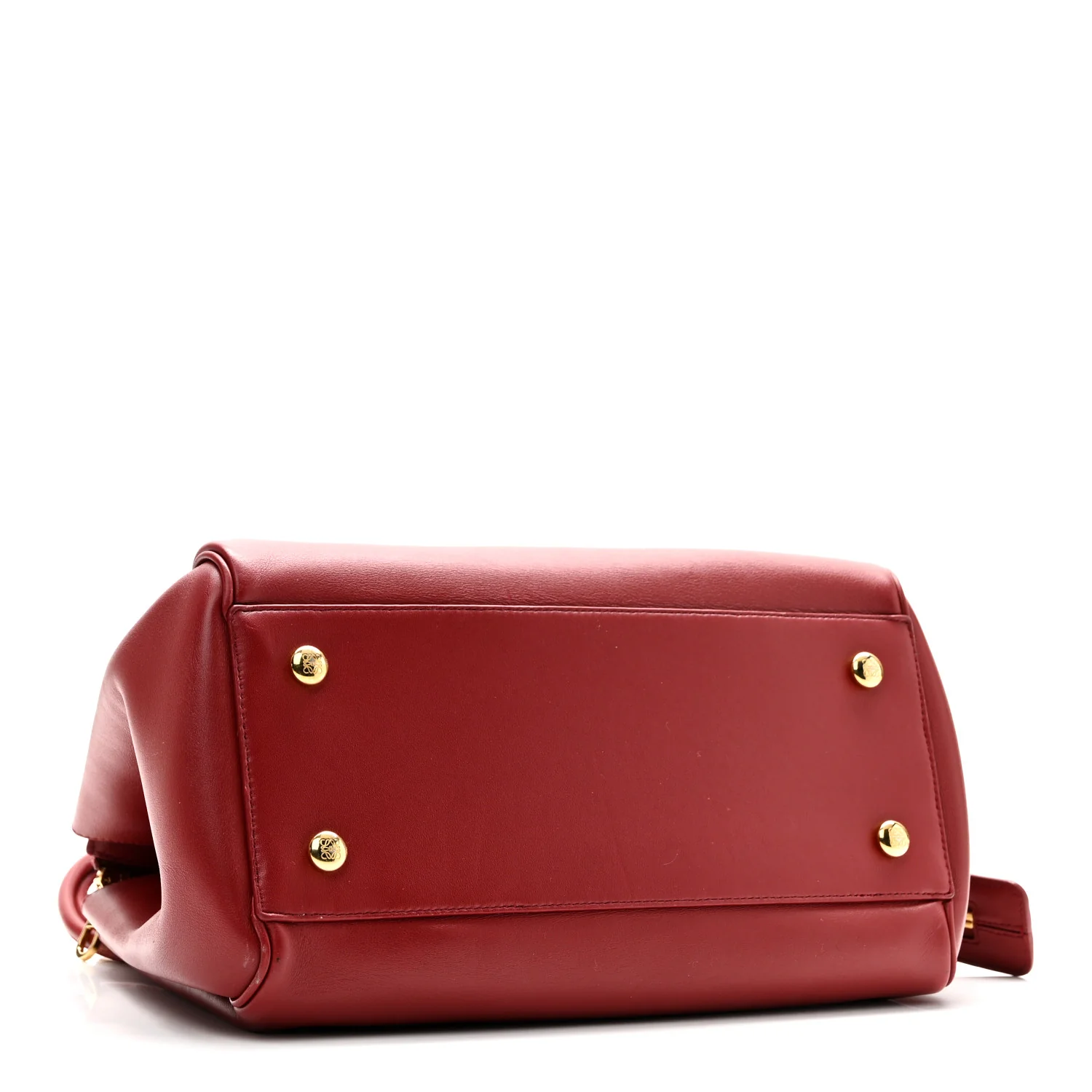 Supple Calfskin Medium Madrid Bag Dark Burgundy - Top Club