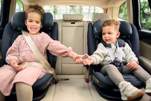 Maxi-Cosi Titan Pro² i-Size, Seggiolino auto per bambini, 15 Mesi- 12 Anni (76-150 cm), ClimaFlow, Cinture easy-in, Cuscini di sicurezza AirProtect, G-CELL, Reclinabile 4 posizioni, Authentic Grey