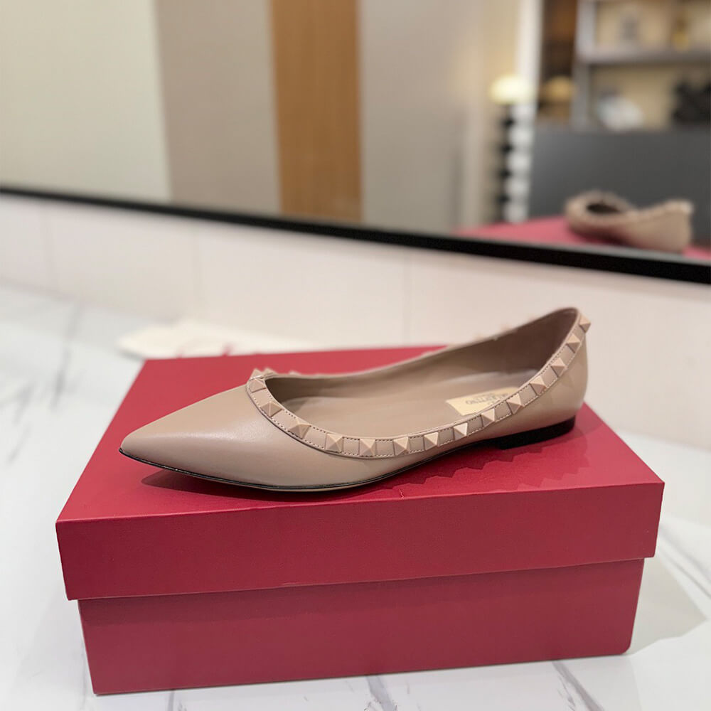 VALENTINO ROCKSTUD BALLET FLAT - Top Club