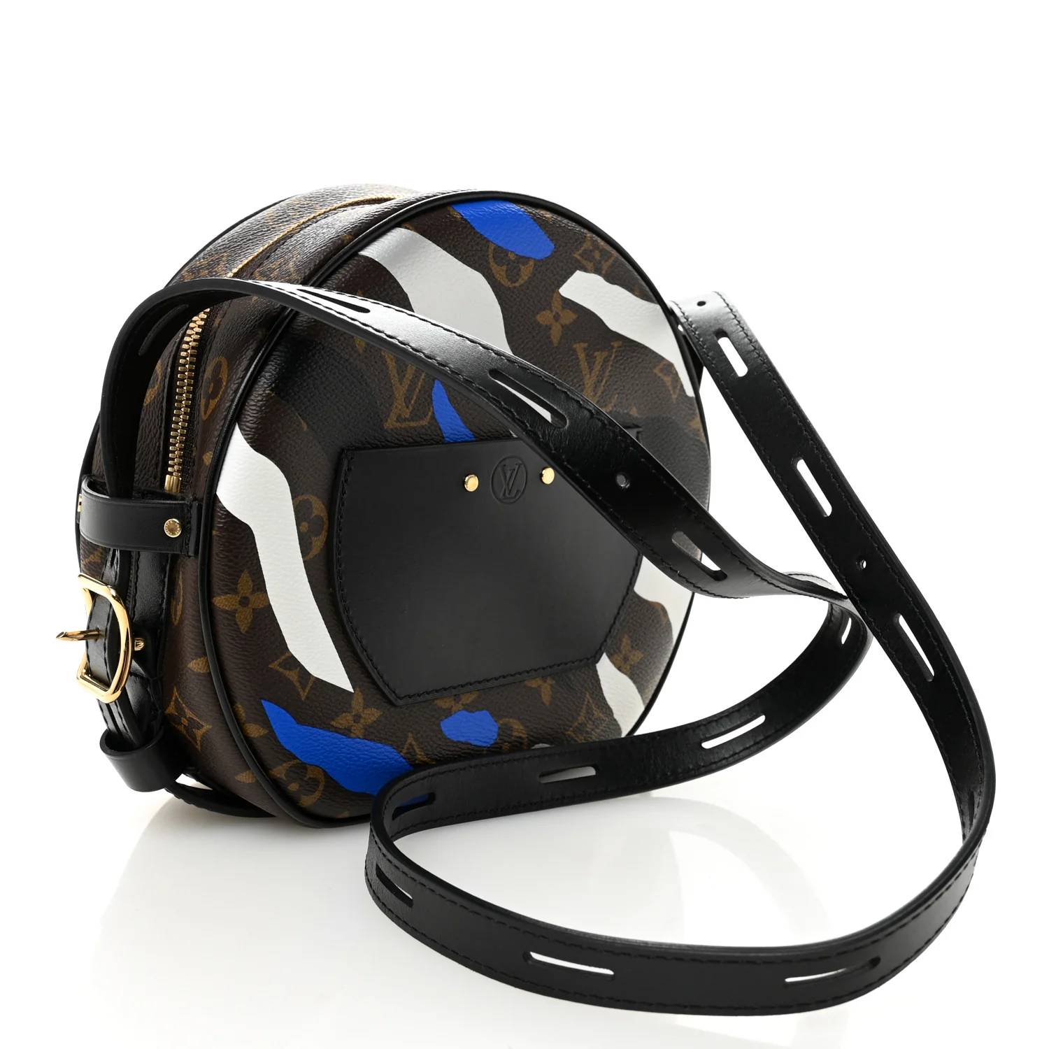 X LOL Monogram Boite Chapeau Souple Blue Silver - Top Club