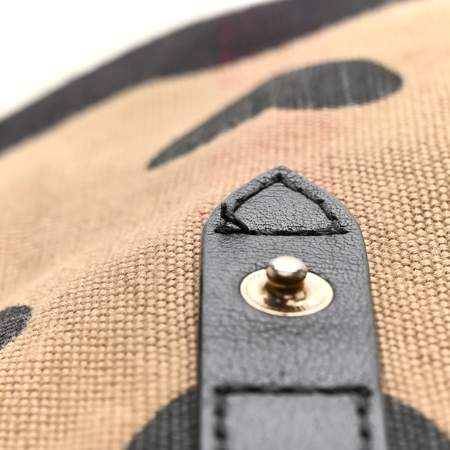 Overdyed Canvas Mega Check Heart Print Medium Chiltern Backpack Black - Top Club