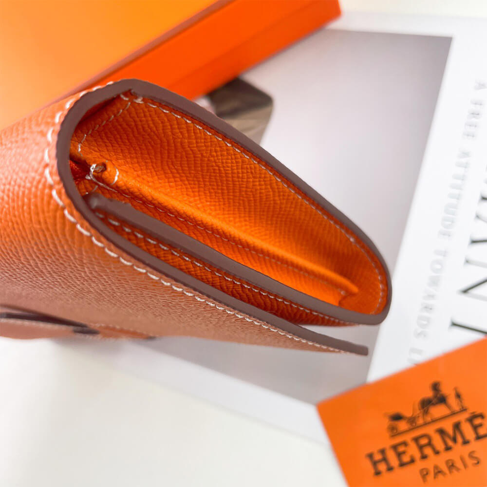 HERMES New H Passant Toutenmain wallet(HIGH-END GRADE) - Top Club
